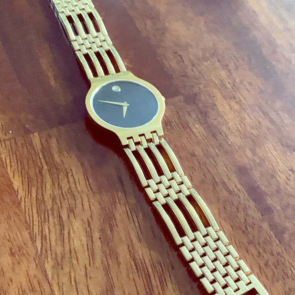 Movado Esperanza Gold Watch
